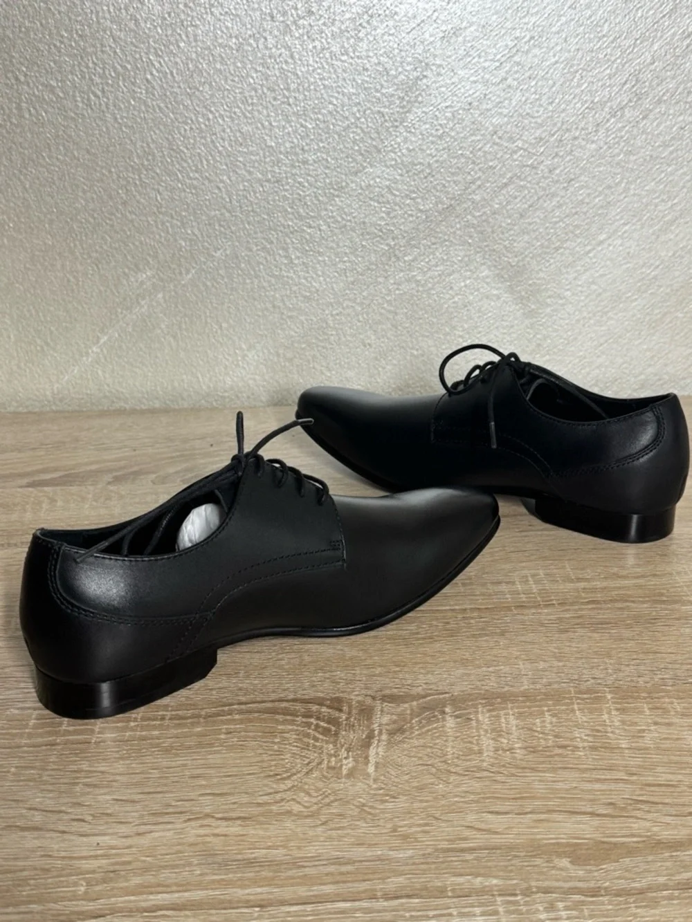 Reading - Regal Boys size EU 36 US 4 Dress Black Leather Lace Oxford Shoe